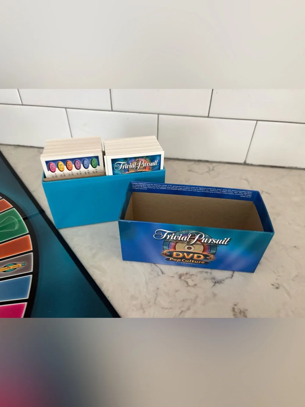 Trivia Pursuit DVD Pop Culture Board Game by Parker Brothers.